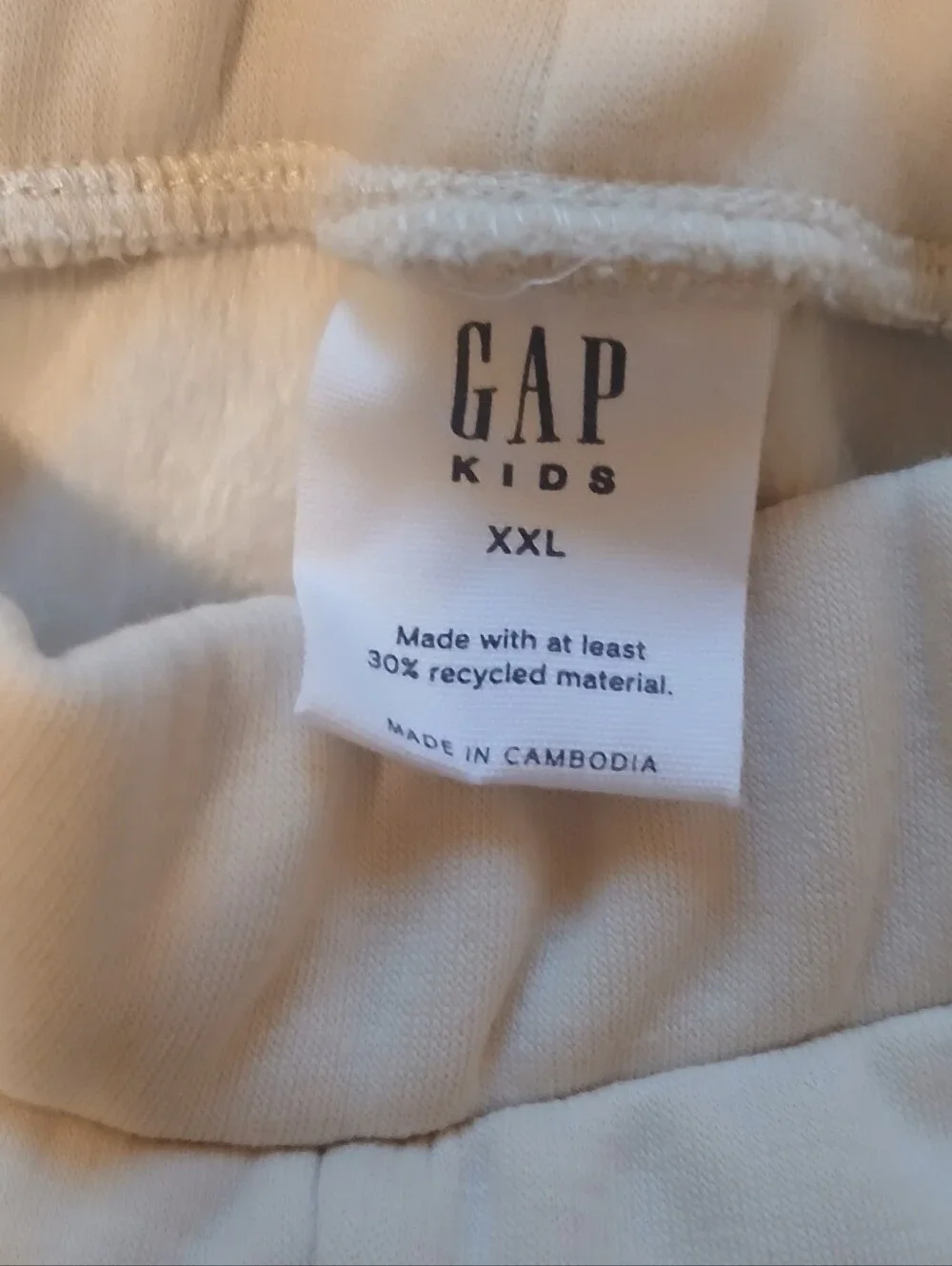 Gap Girls Cozy Lined Leggings in Cream Size 16 XXL NWT